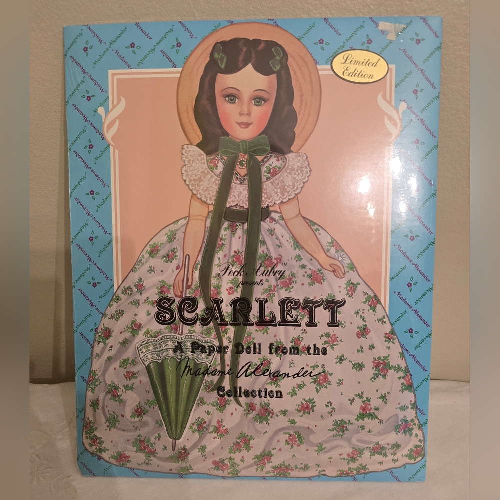 Madame Alexander "Scarlett" Paper Doll Limited Edition- New In Plastic